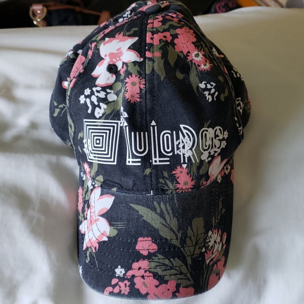Lularoe flowered ballcap